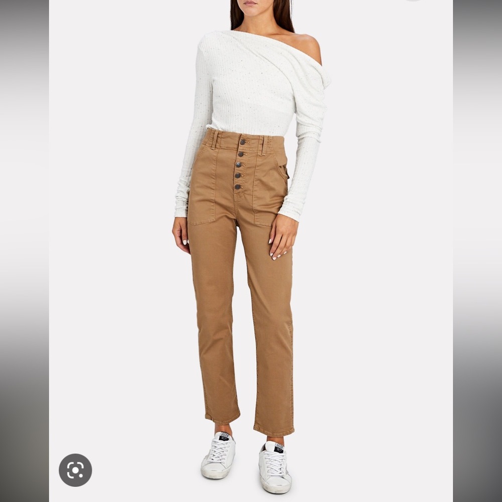 Veronica Beard: High-Rise Straight Leg Jean